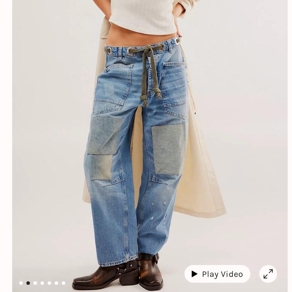 Free People -We the free moxie barrel jeans